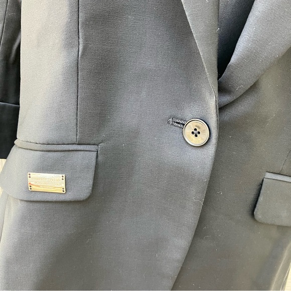 Philip Plein Couture Made in Italy crop sleeve black blazer size small - Picture 11 of 16